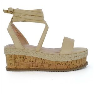Platform Wrap Sandals